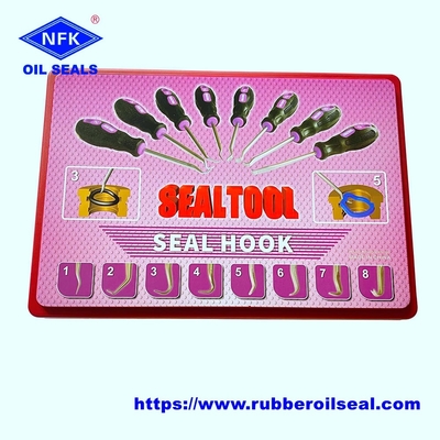 Cast Steel Material Oil Seal Hand Tools Seal Installation 8PCS Seal Removal Tool Kits