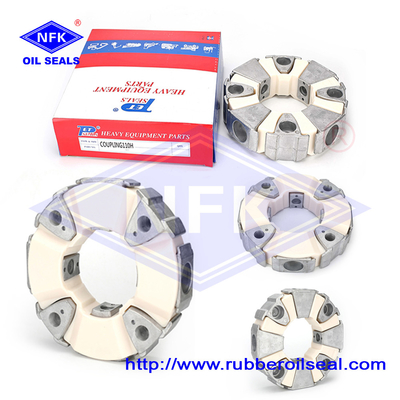 PET PU Rubber Shaft Coupling 110H Shaft Spider Coupling For HITACHI Excavator 4191663