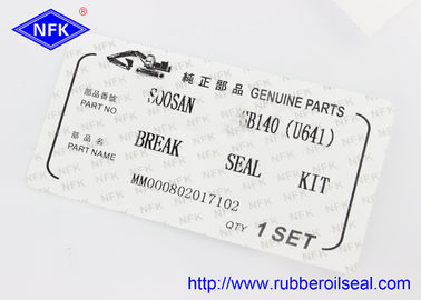 Hydraulic Breaker Repair Seal Kit Soosan SB140 Standard Size Hydraulic Cylinder Seal Set