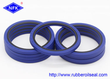DINGZING Buffer Seal Hydraulic D-10 45*55.7*3 TPU/8L95+PA Blue Hydraulic Shock-Absorb Precision Seal Ultra-Durable