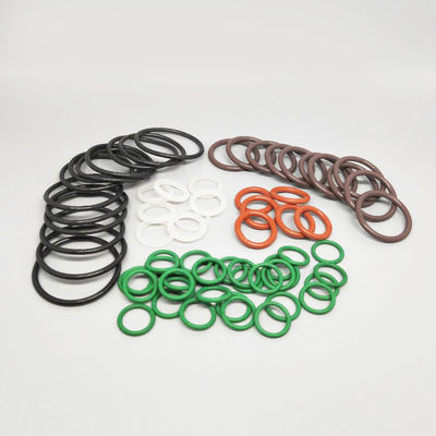China Nfk Nbr Fkm Ptfe Excavator Marine O-Rings Custom Black Big High Temperature Clear Silicone Rubber O-ring