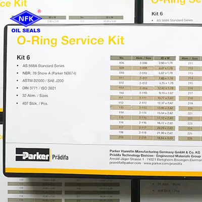 American Parker(original) Spot Wholesale Nitrile Rubber O Ring Box Set Small O-ring Box Kit for Mechanical Hydraulic Systems