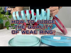 উপাদান পিটিএফই হাইড্রোলিক পরিধান রিং উচ্চ স্থিতিস্থাপকতা পরিধান প্রতিরোধী যান্ত্রিক জন্য